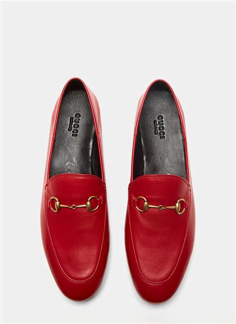 gucci jordaan loafer womens red|Gucci gg loafer.